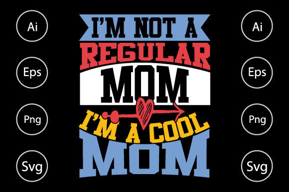 Cool Mom Graphics for Crafts & Branding