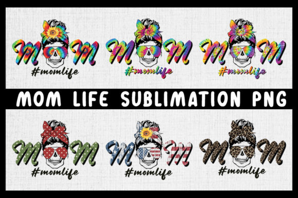 Mom Life Graphics for Crafts Branding