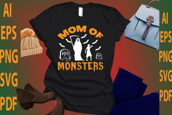 Mom of Monsters: Graphics for Crafts Branding