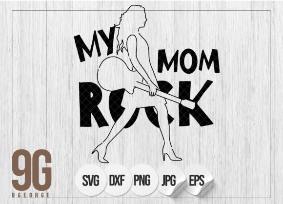 Reviewing My Mom Rock Mothers Day Quotes Design